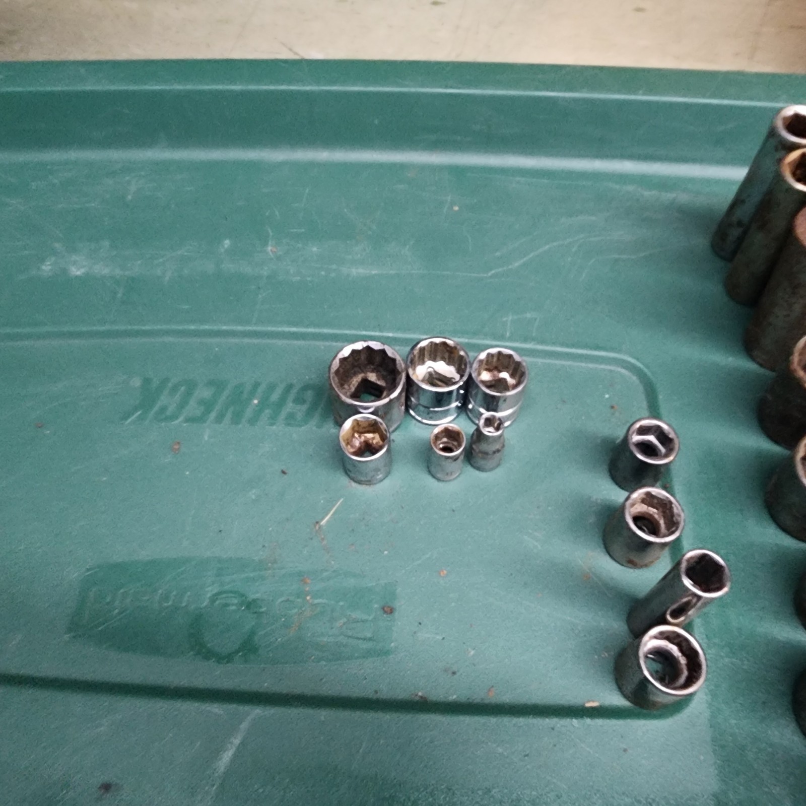 Lot Of 24 Vintage Craftsman Sockets 12 & 6 Point ✭USA✭