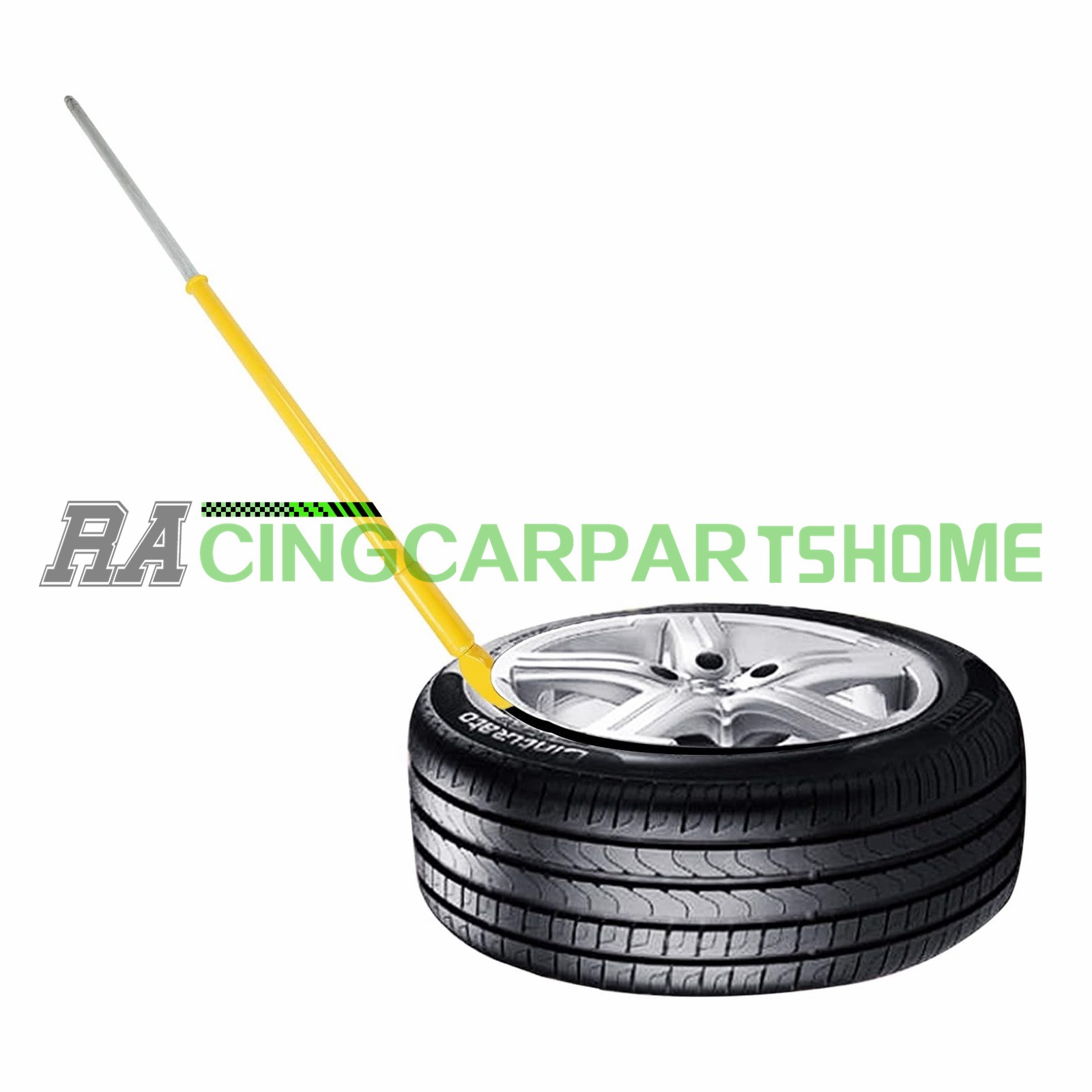 Adjustable Tire Wheel Dolly Cart 330 lbs & Tire Bead Breaker For 6.5″-24.5″ Tire