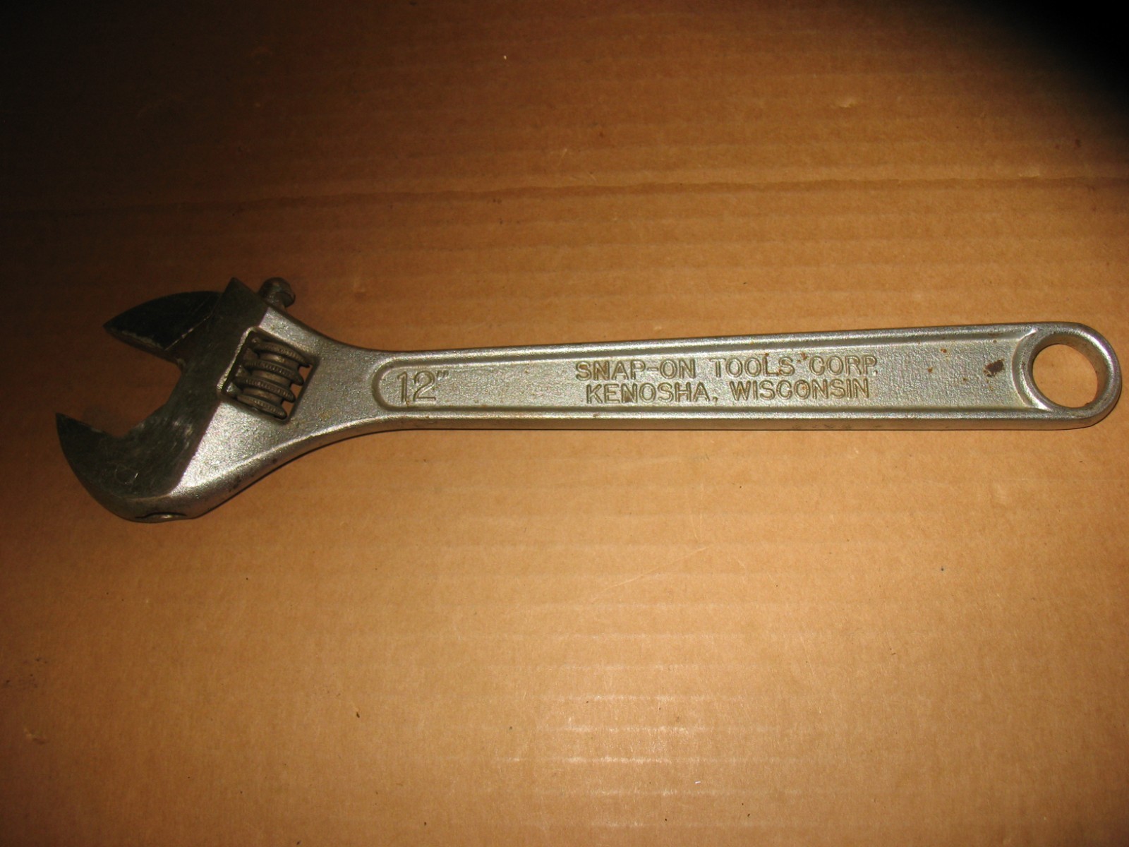 Snap On 12″ Adjustable Blue Point Cresent Wrench Used Tool Forged USA