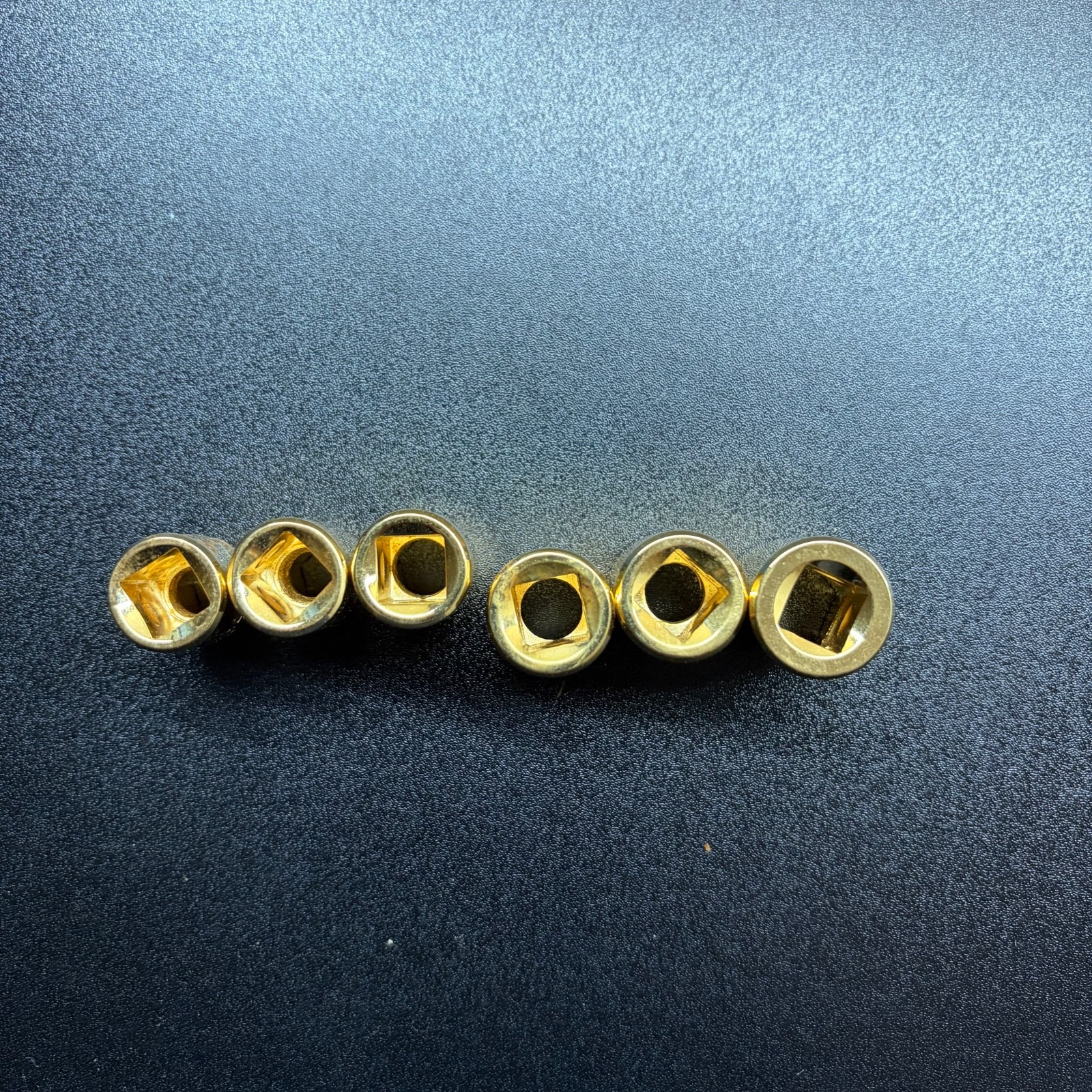 Limited Edition 24K Gold Plated MAC Tools 2005 1 of 2000 3/8 socket set 10mm 6pc