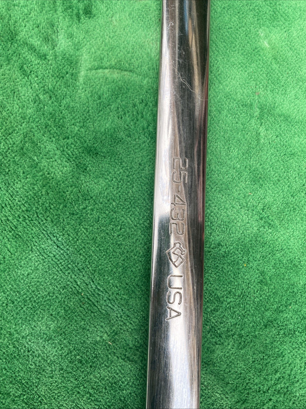 VINTAGE ARMSTRONG 1” 12 POINT COMBINATION OPEN BOX WRENCH # 25-432 USA
