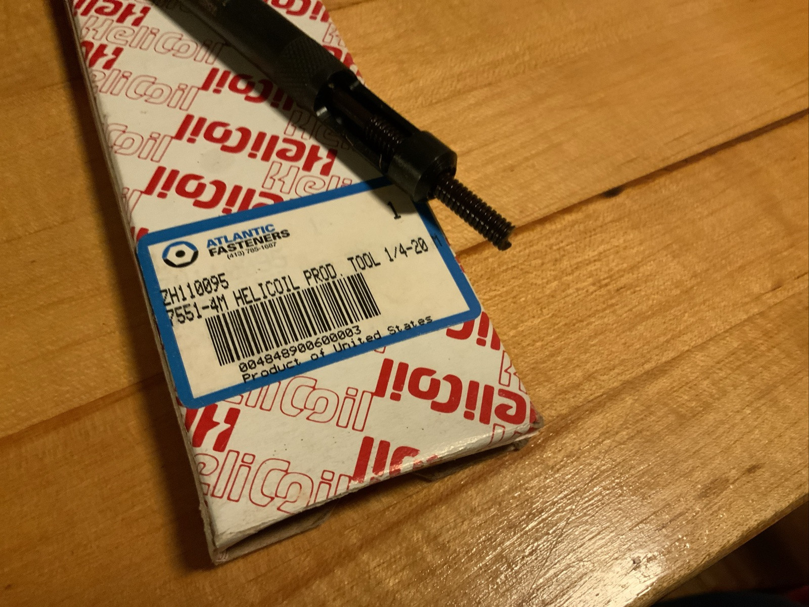 HeliCoil 7551 1/4-20 Hand Install Tool