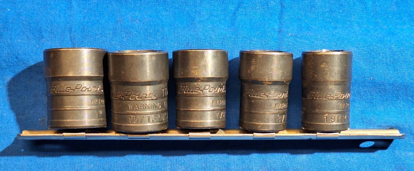 Blue Point 305TTWYA 5pc 1/2″ Drive SAE Shallow Twist Impact Socket Set 3/4″ – 1″