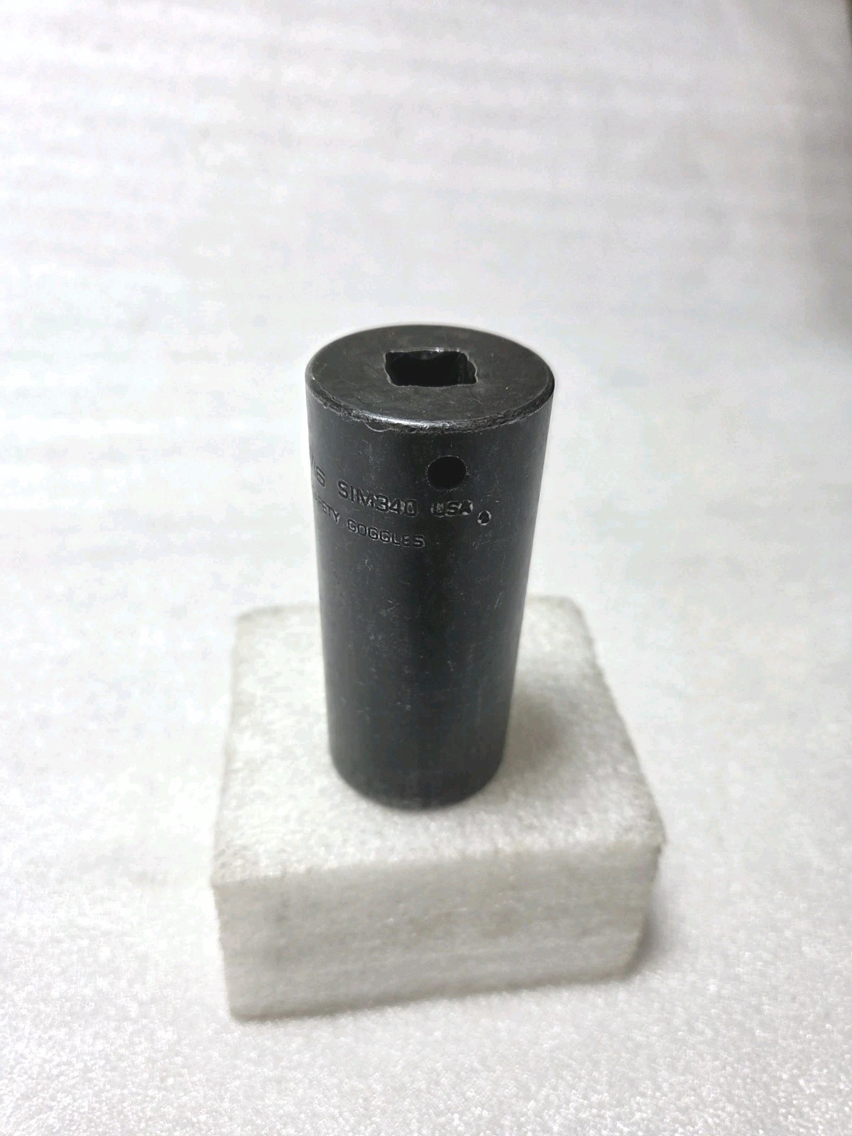 Snap on SIM340 1-1/16″ SAE Flank Drive Deep Impact Socket 1/2″ Drive 6 Point