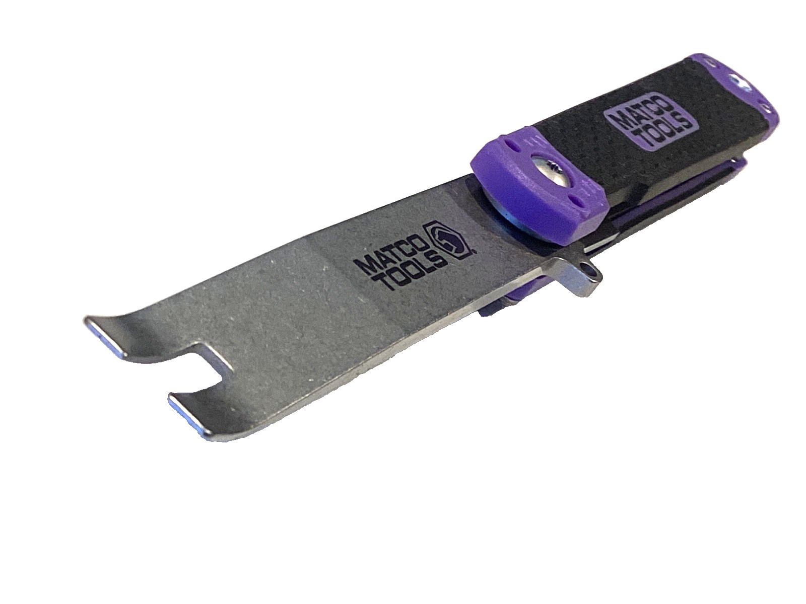 Matco Tools NEW PURPLE Compact Folding Pocket Snap Locking Clip Lifter MTCEDCCLP