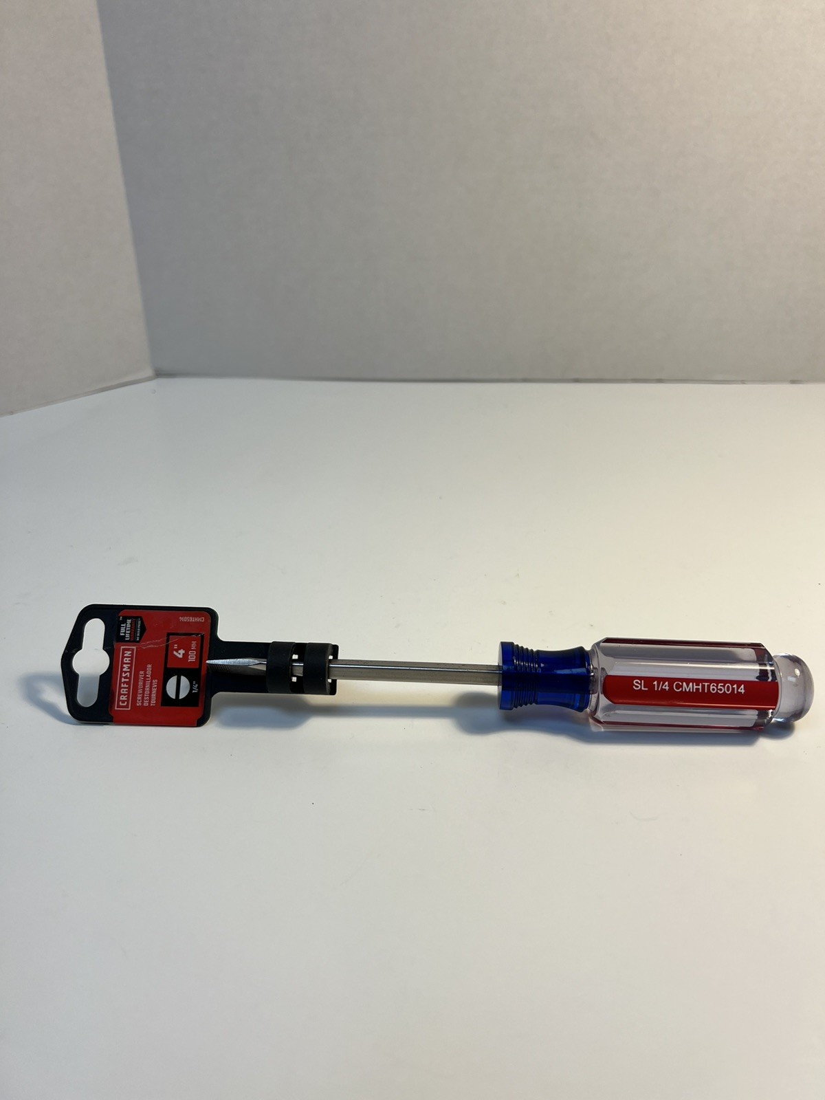New Craftsman CMHT65014 1/4-in x 4-in Slotted Screwdriver w/ Hang Tag