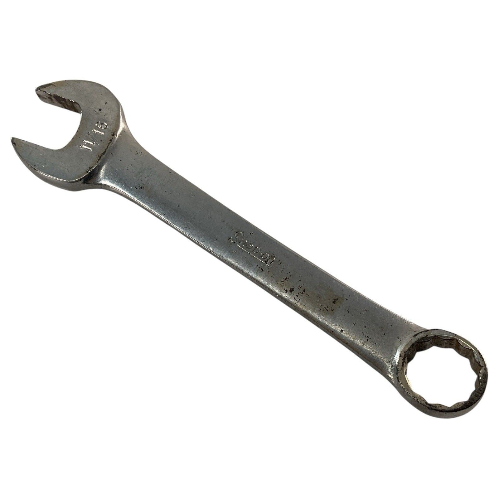 Snap-On Combination Wrench OEX-220 11/16″ SAE 12pt Chrome Mechanic Tool USA Made