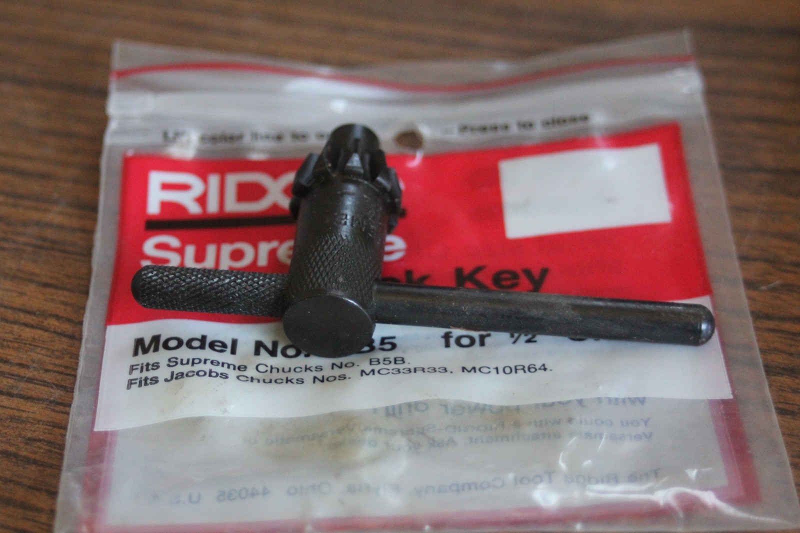 Ridgid Supreme Chuck Key No. DB5 for 1/2″ Chucks
