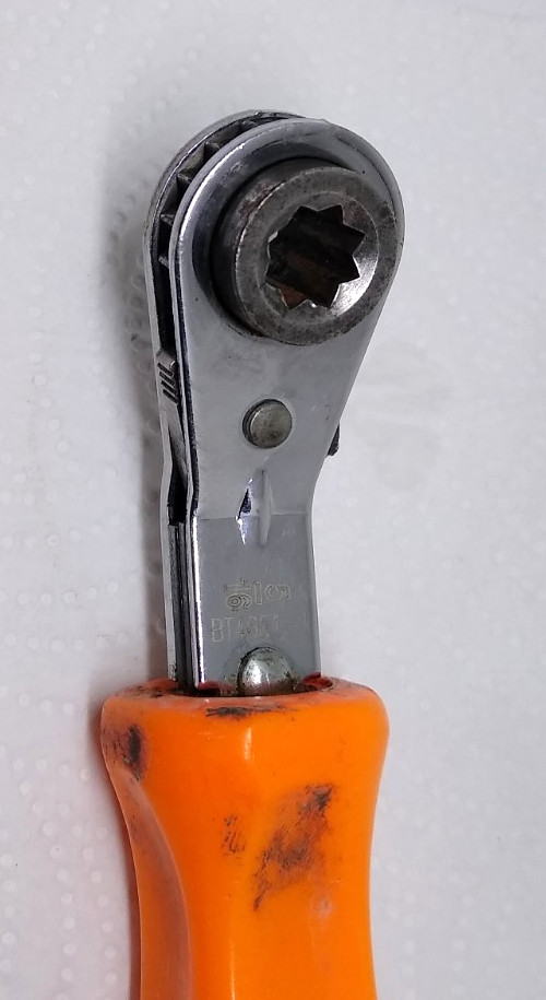 Snap On 5/16″ BT4651-1 Slack Adjuster Ratcheting Wrench Heavy Duty 6-1/2″ Long