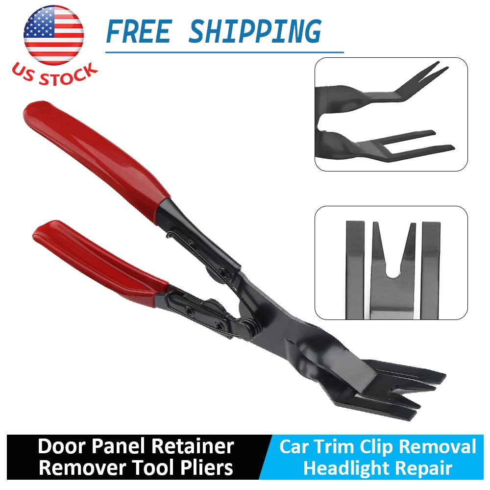 Trim Clip Removal Plier Car Tool Van Door Panel Headlight Upholstery Repair Tool
