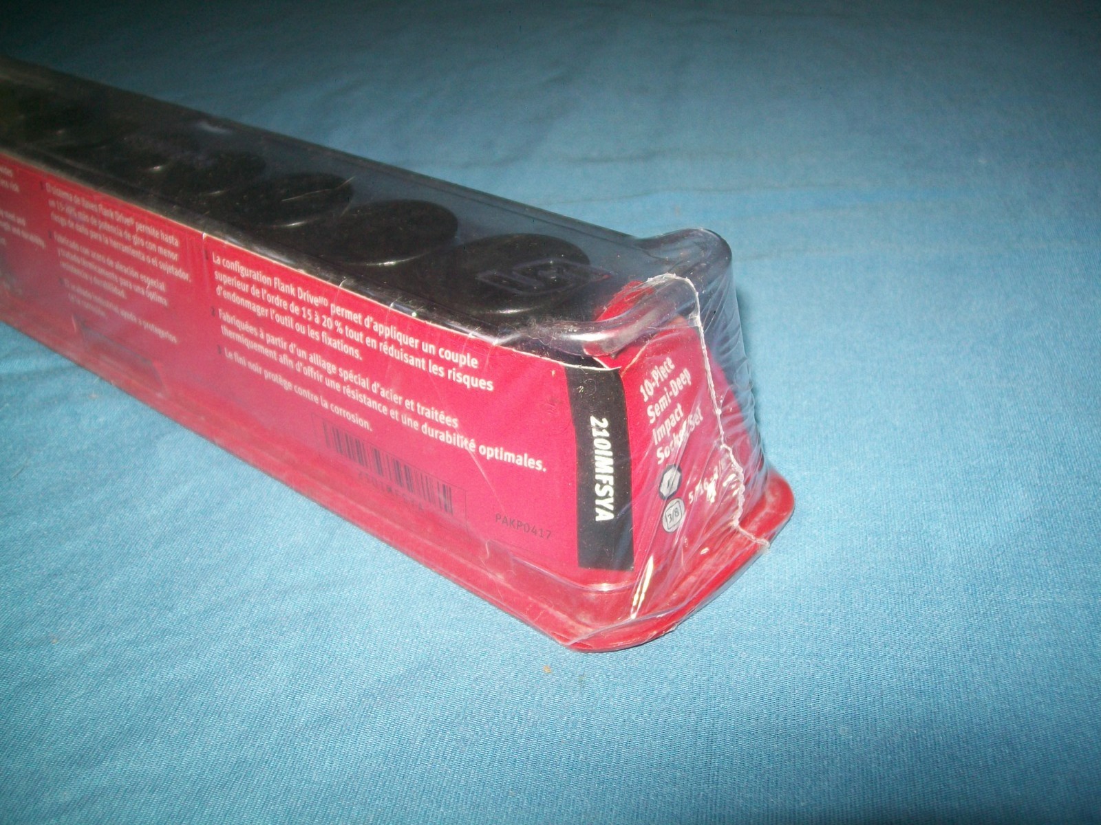 NEW Snap-on™ 3/8″ drive 5/16″ thru 7/8″ 6point SEMIDEEP Impact Socket 210IMFSYA