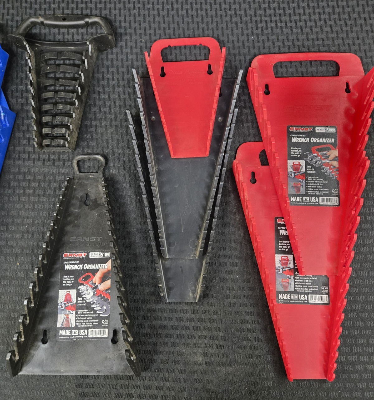 12 Piece Wrench Organizer, Wrench Holder Set, Ernst, Blue Point, S-K, ETC…