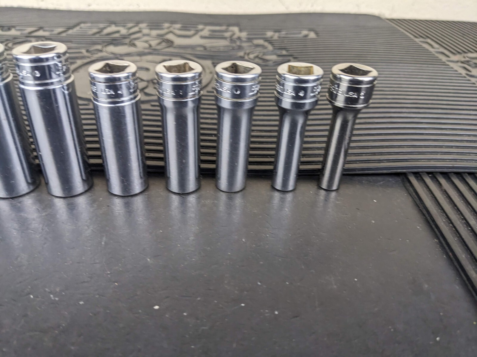 #bg228 Snap on Tools 211SFSY 3/8″ Drive Deep Chrome Socket Set Socket Set