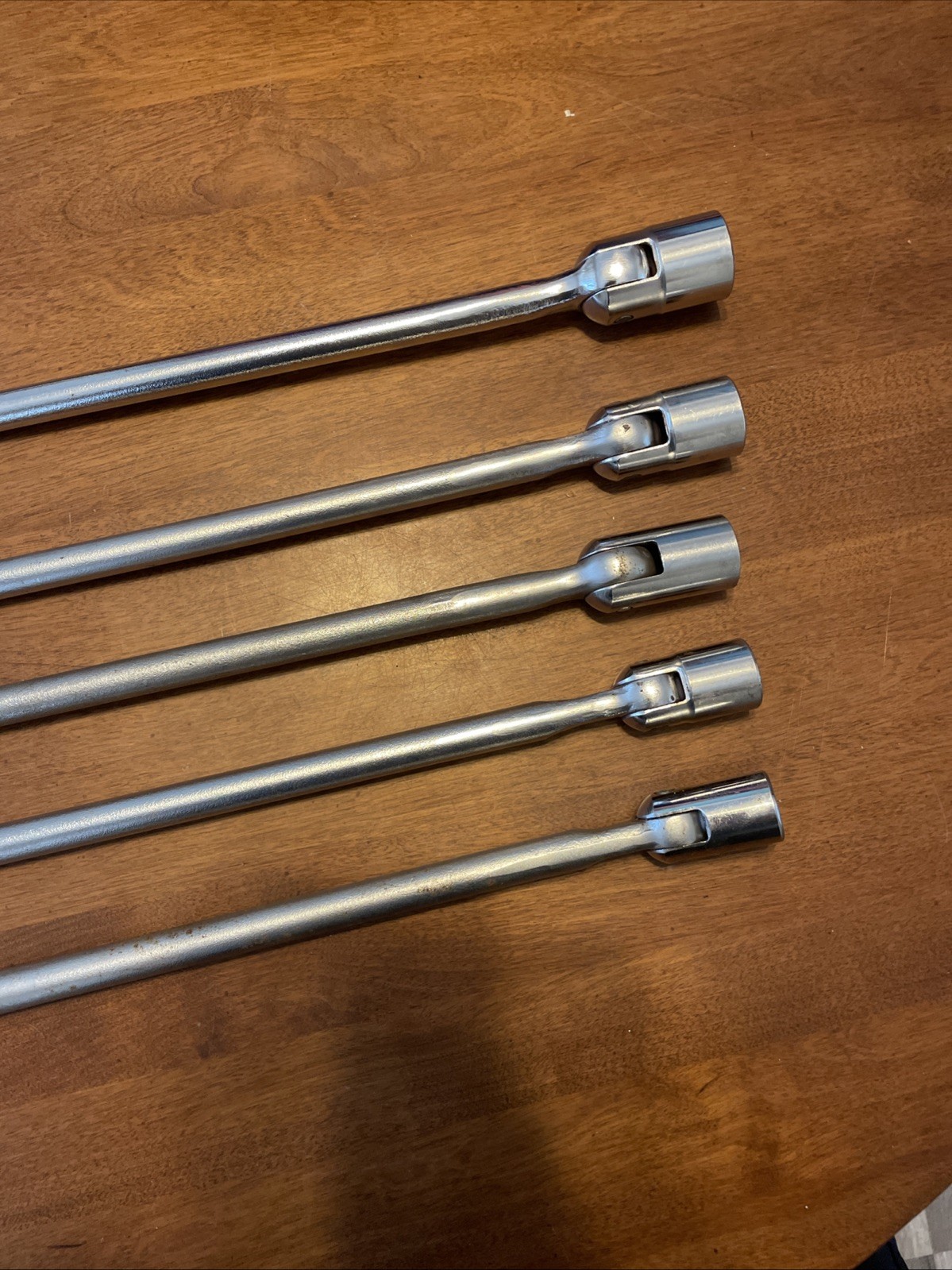 Snap-On 5 Pc OH30 – OH22 15/16” – 11/16” Wrench/ Swivel End Socket Tool