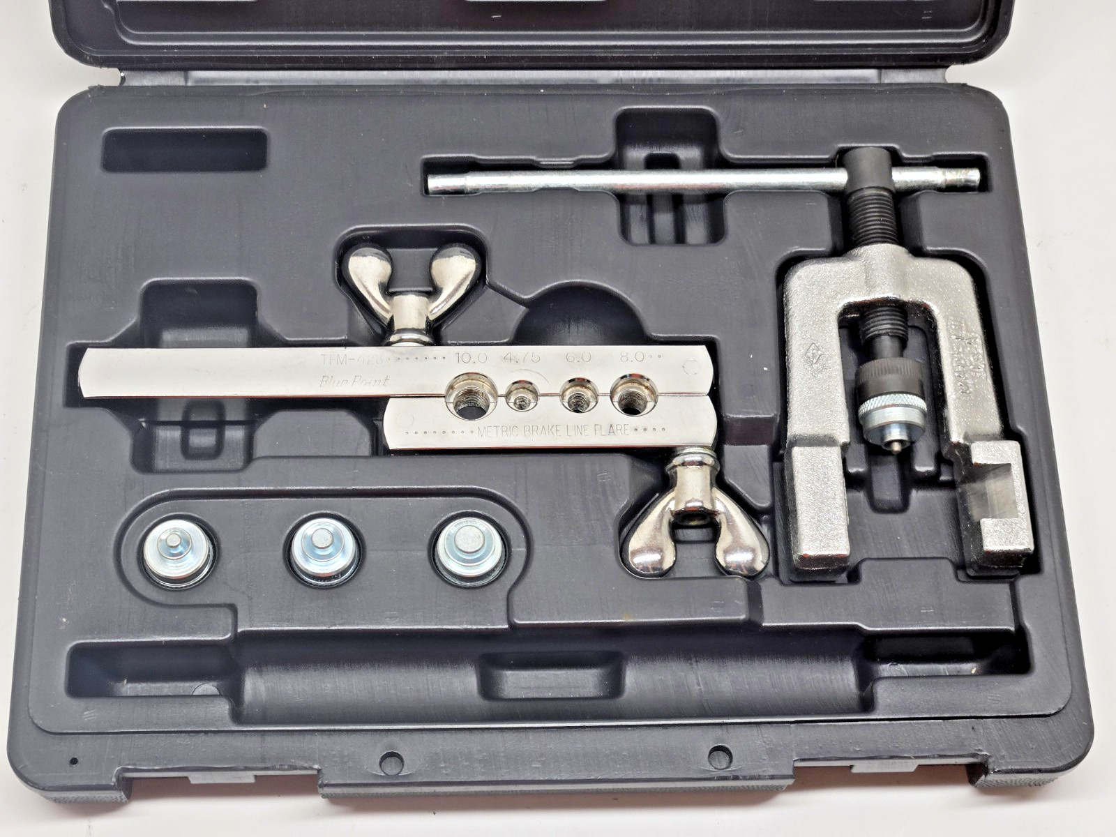 *Exellent* Blue-Point / Snap On Tools TFM428 Metric Bubble Flaring Set w Case US