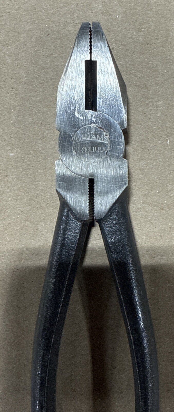 Williams 8-1/2” Industrial Grade Linesman Pliers PL-208 USA NEW