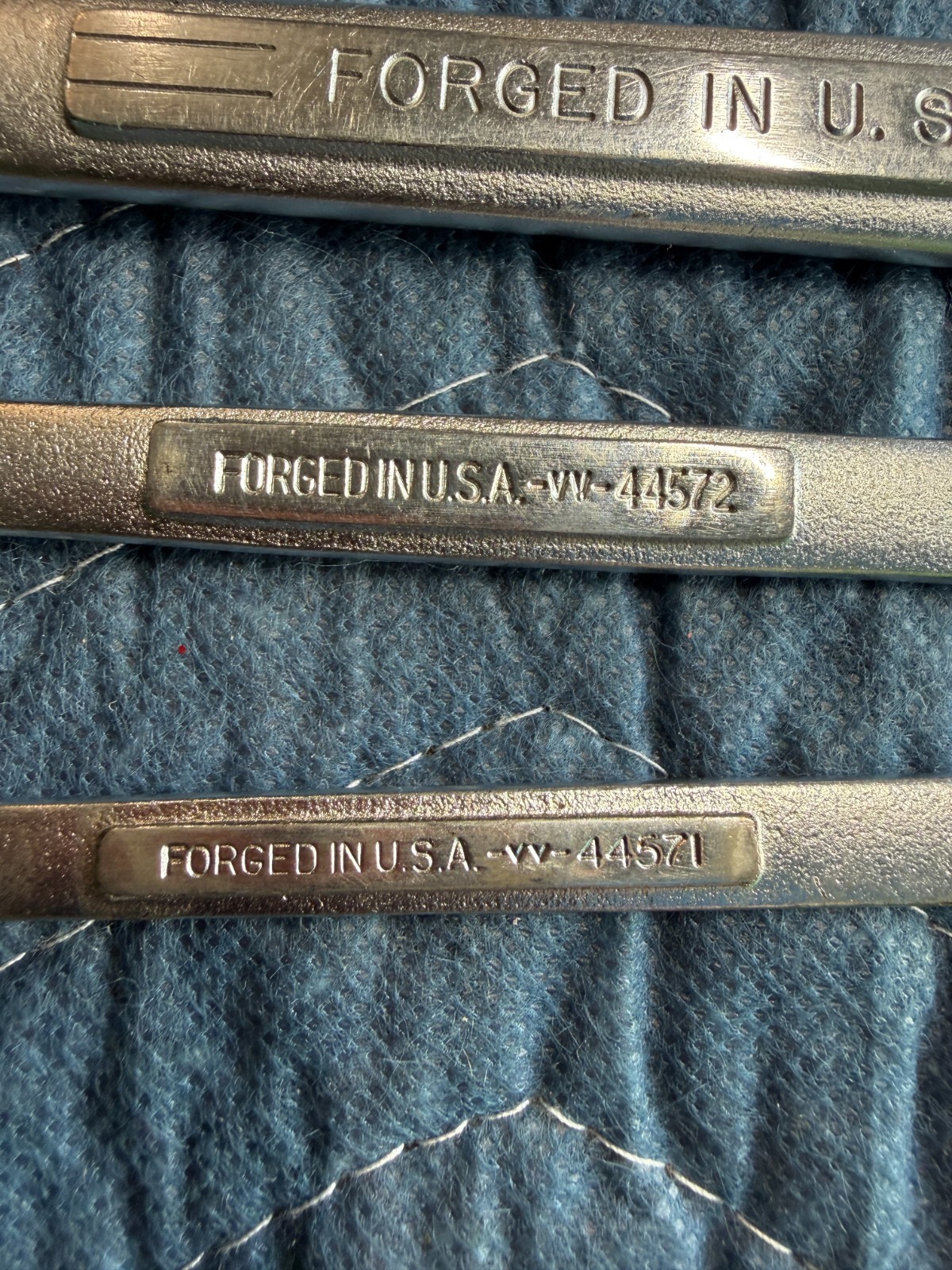 6 – Vintage Craftsman -V- And VV Double Open End Wrenches SAE See pictures
