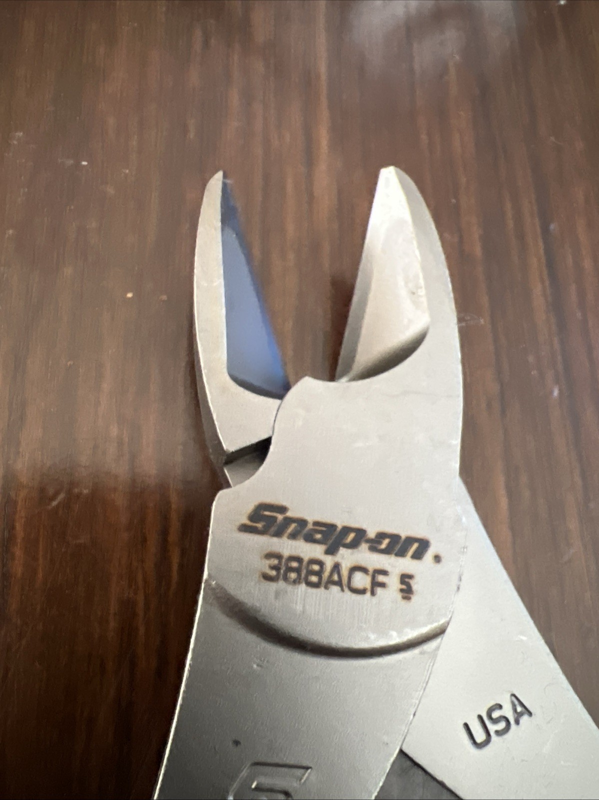New Snap On Tools Red Soft Grip 8″ Pliers Diagonal Wire Cutter 388ACF🔥
