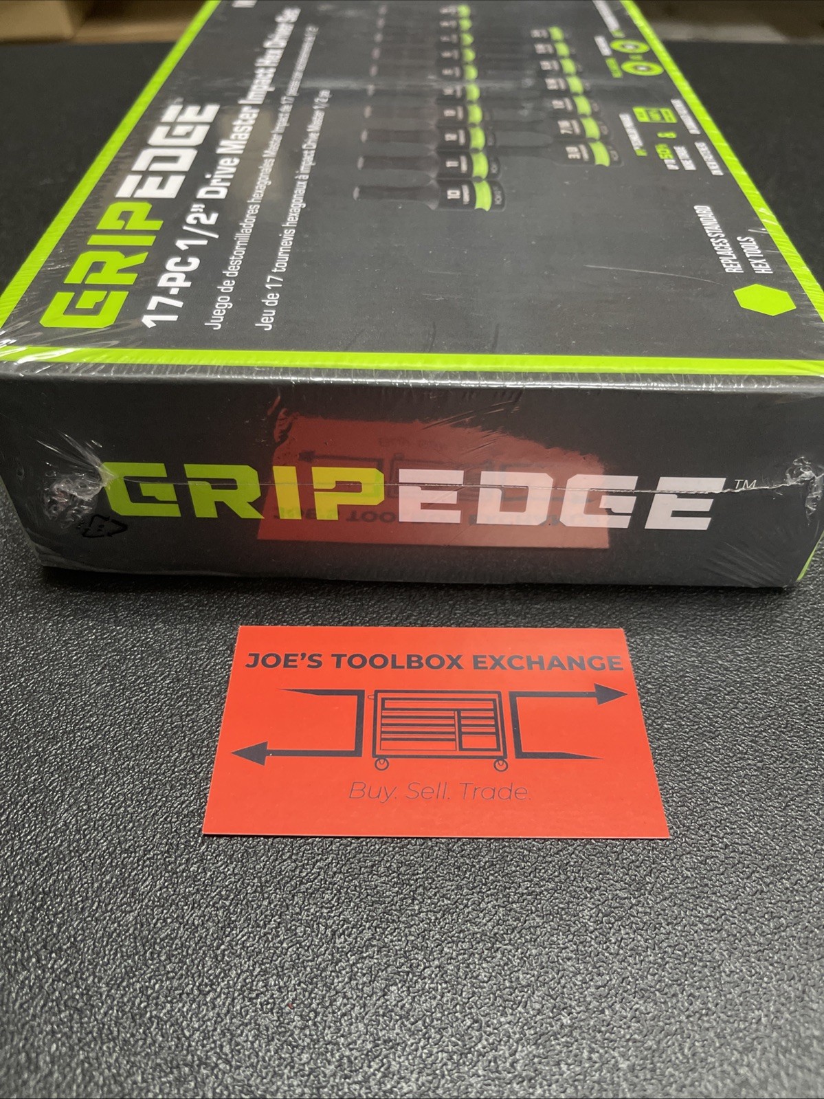 Grip Edge Tools MIHC17S 17 Piece Master 1/2″ Drive Impact RPT Hex Driver Set