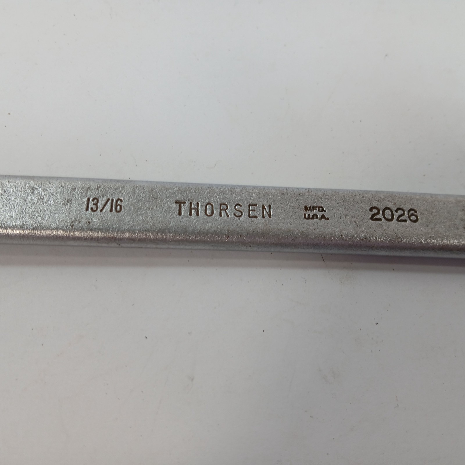 Thorsen USA 2026 13/16 In SAE 12 Point Combination Wrench Vintage
