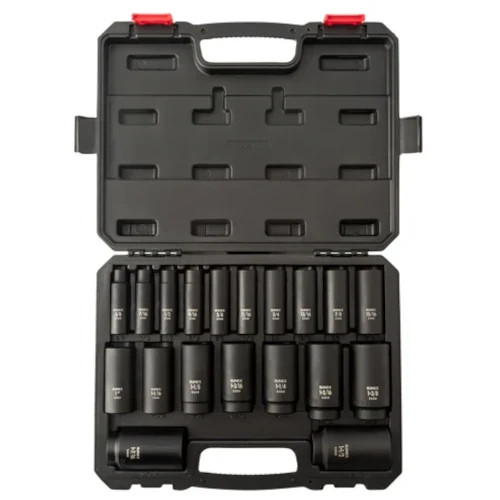 Sunex Tools 2641 19 Piece 1/2″ Drive SAE Deep Impact Socket Set