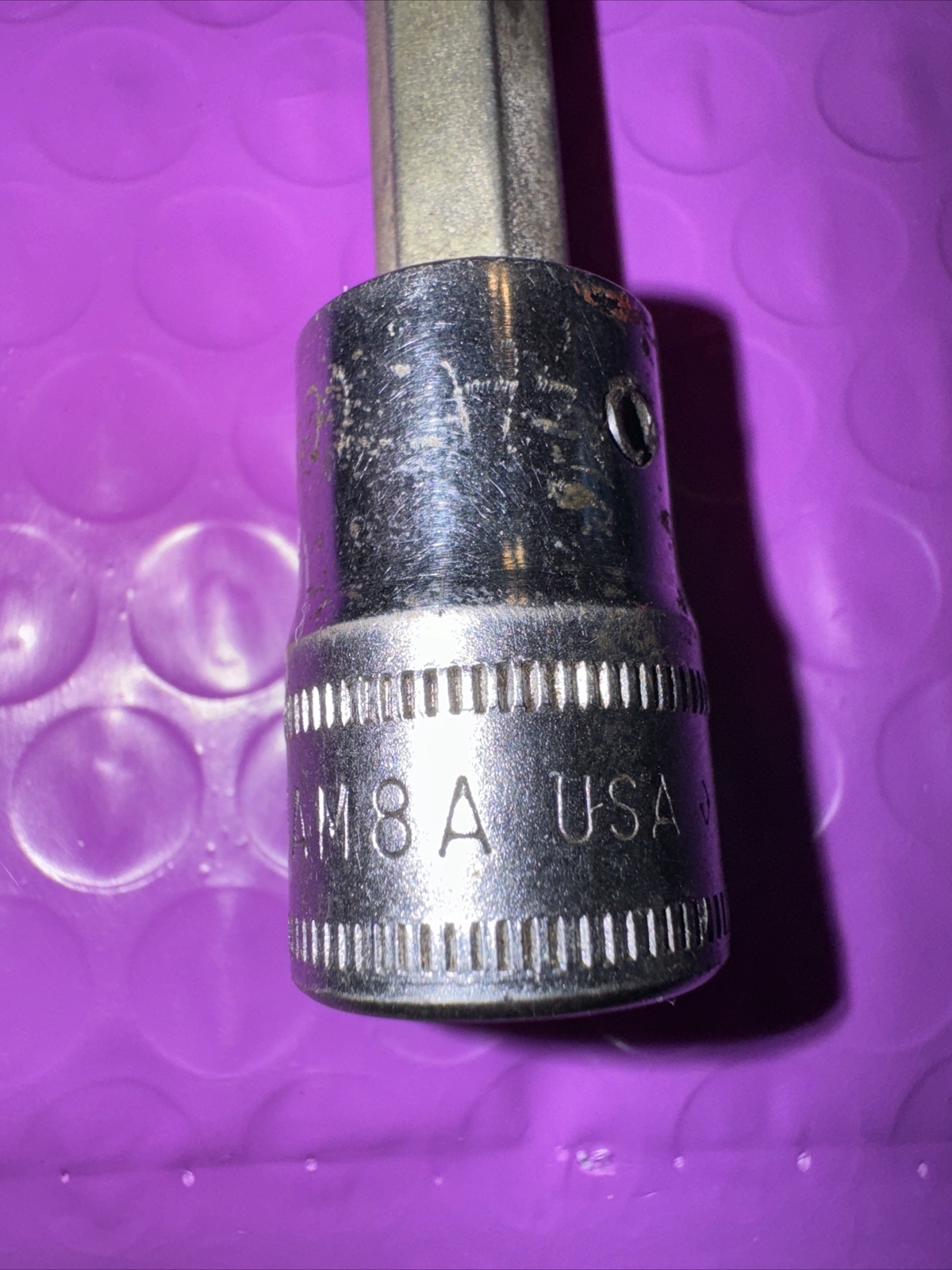Snap-On Tools FAM8A 3/8″-Drive Metric 8mm Hex Bit Driver Socket