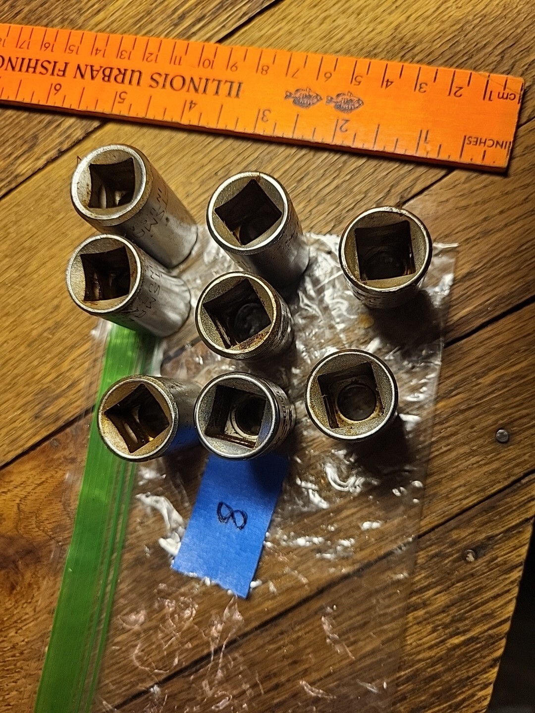 Craftsman Sockets -EE- 1/2″ Drive 12 Pt.-10mm,11mm,12mm,13mm,14mm,15mm,16mm,17mm