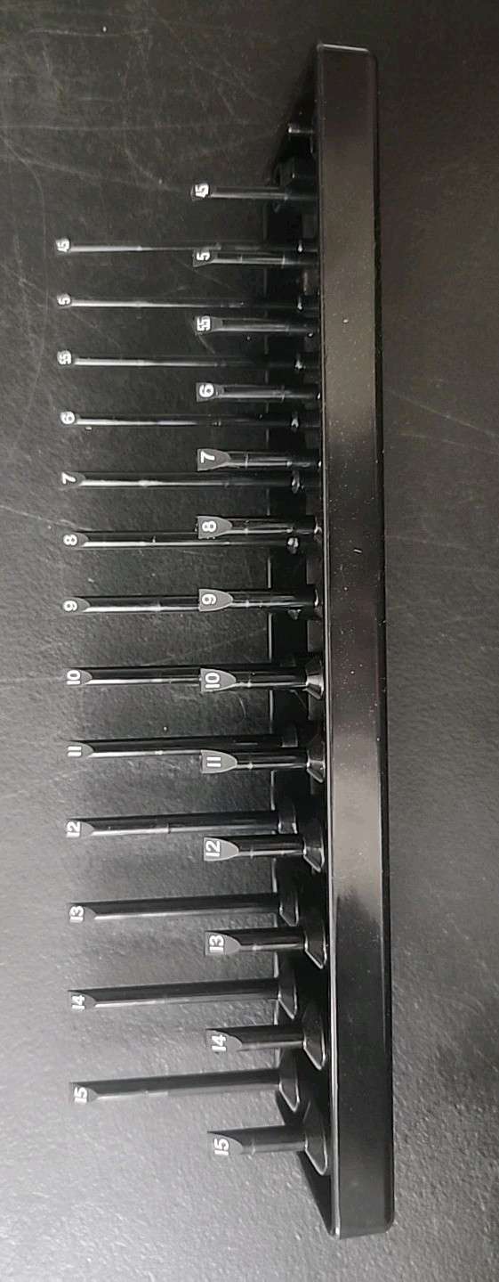 Hansen SAE & Metric 1/4″ Drive Regular & Deep Socket Organizer