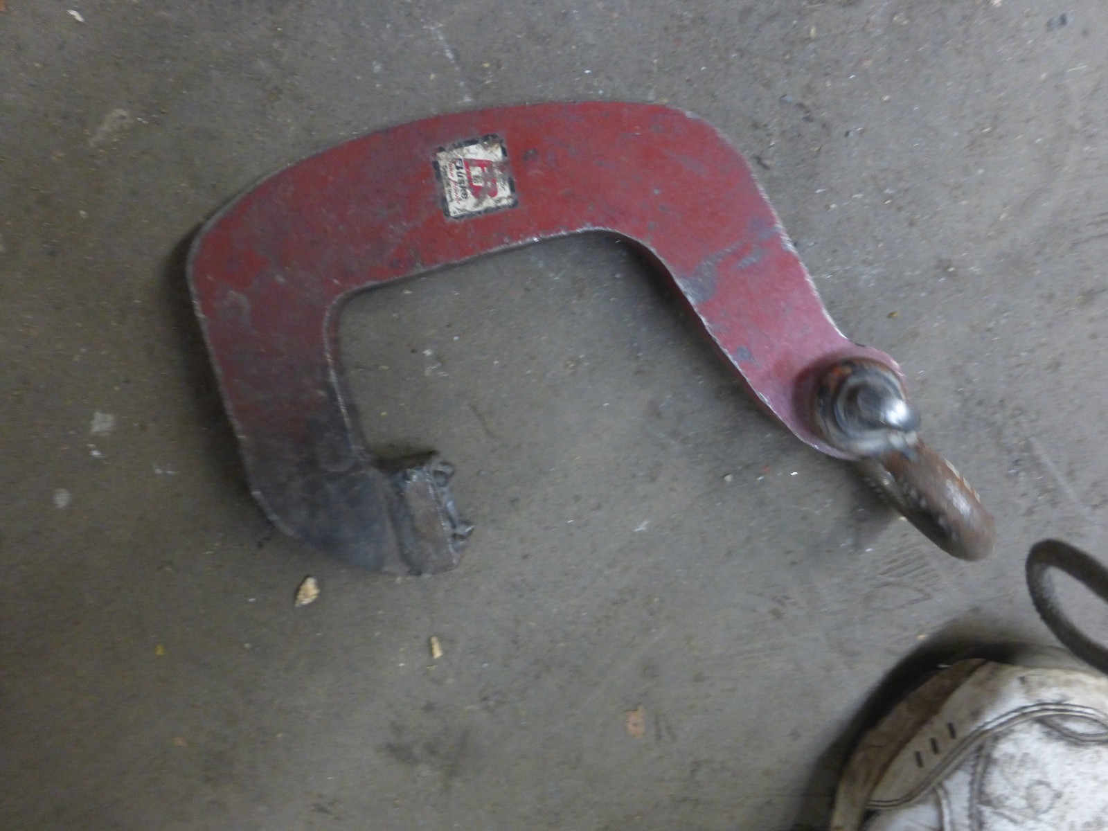 Burke C Clamp Pulling Hook Auto Body Frame Machine Repair Tool