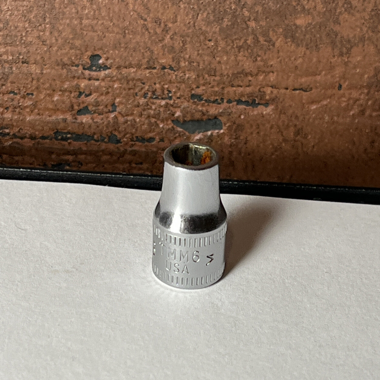 Snap On 1/4″ Drive 6mm Shallow 6pt Metric Socket TMM6 6 MM