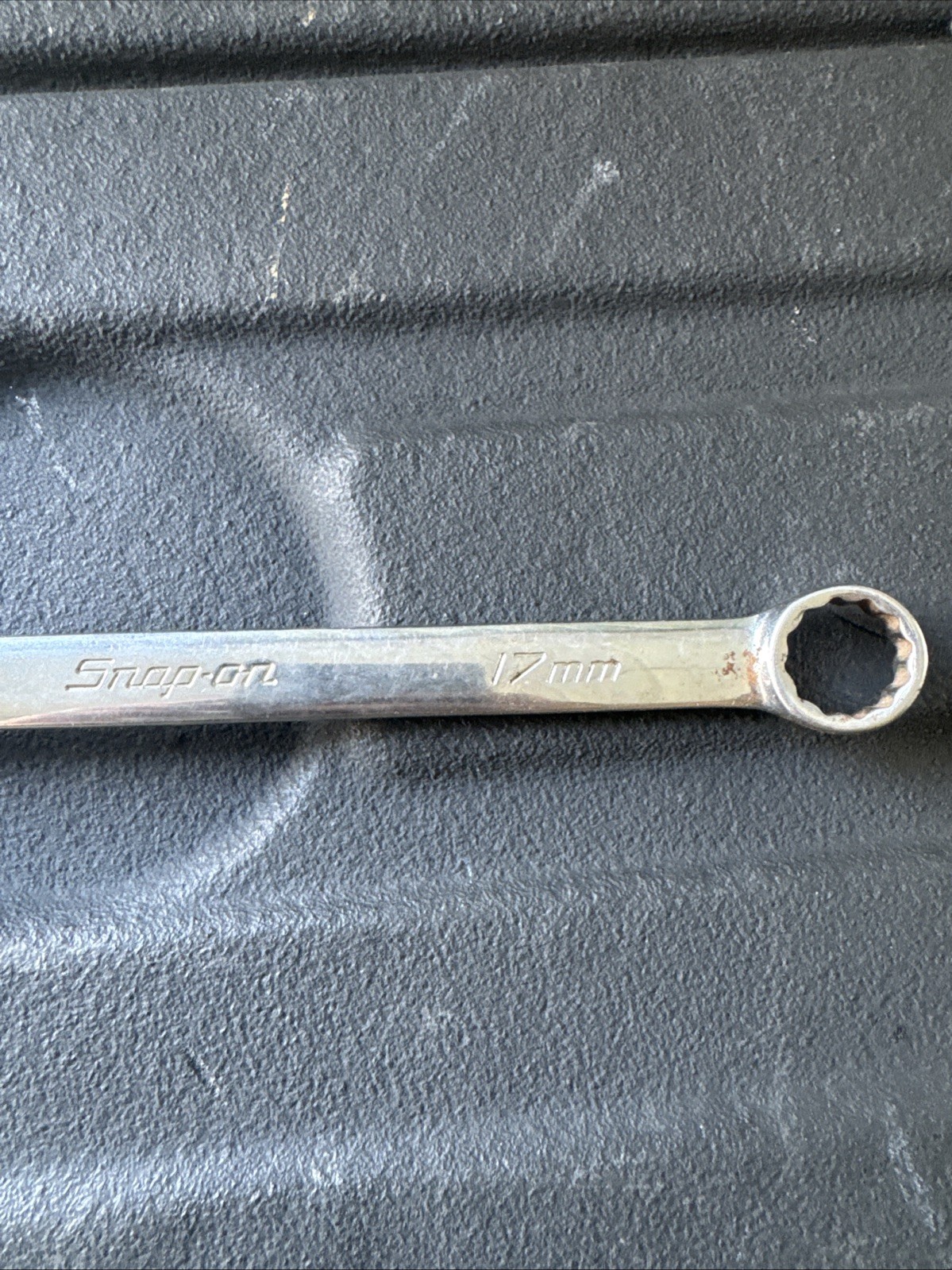 Snap-On Tools 17mm Metric Standard 12 Point Chrome Combo Wrench OEXM170B