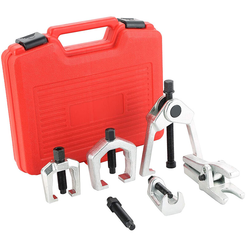 6pcs Car Front End Service Tool Tie Rod Puller Ball Joint Splitter Separator Set