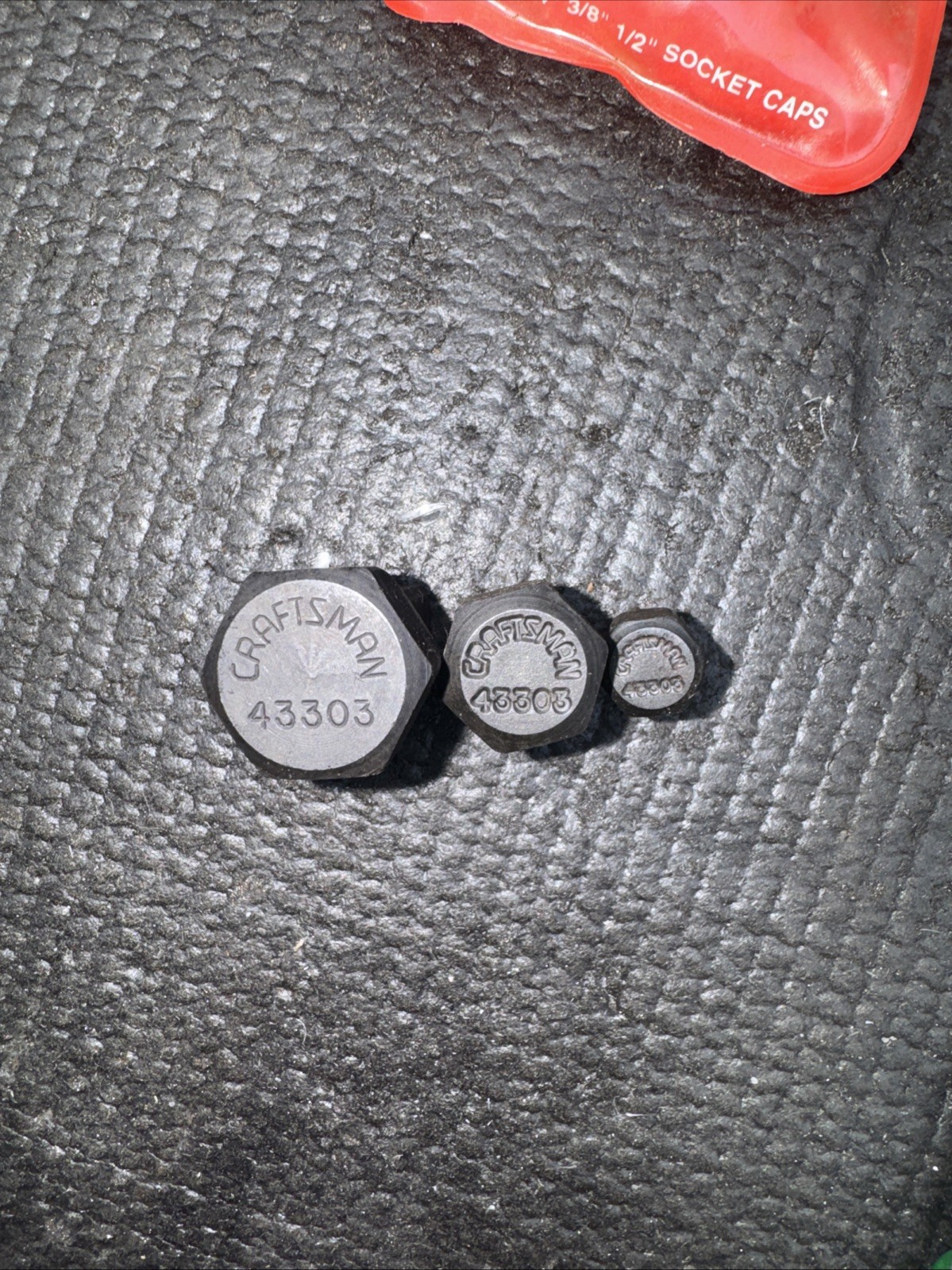 Sears Craftsman USA Nos 43303 3pc Socket Cap Set All Drives Read Notes