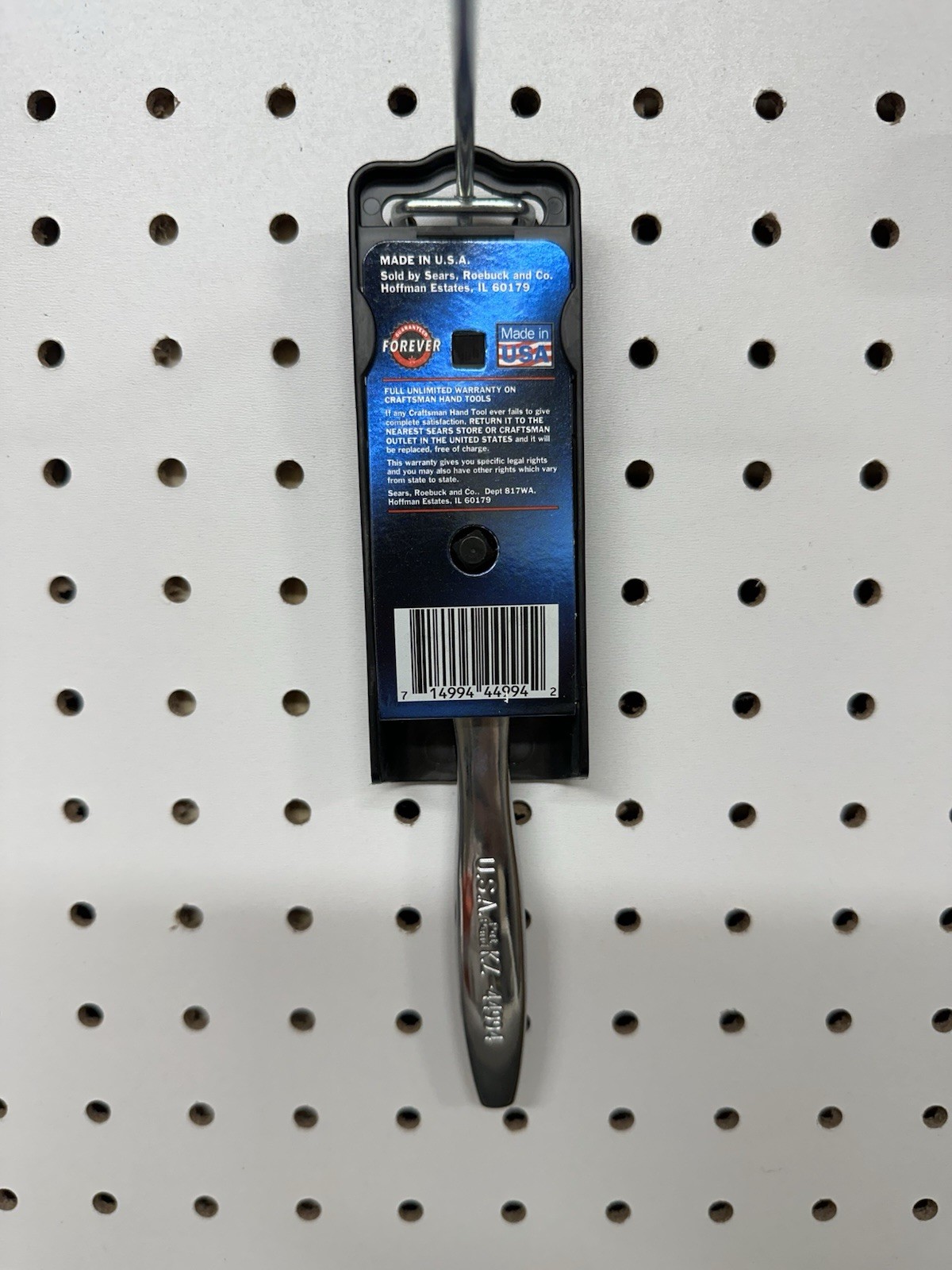 Sears Craftsman Tools USA 1/4 Drive Thin Fine Tooth Ratchet NOS 44994 On Tag