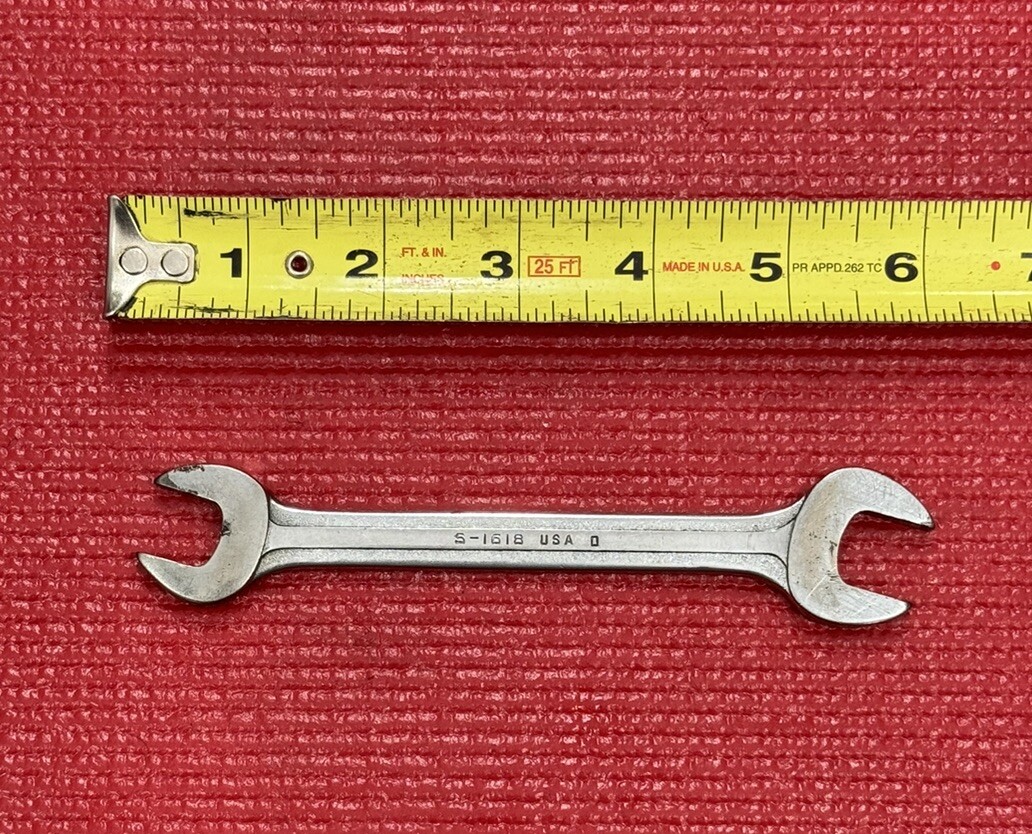 Blue Point Supreme S-1618 1/2″ x 9/16″ Open End Wrench Made in USA by Snap-On