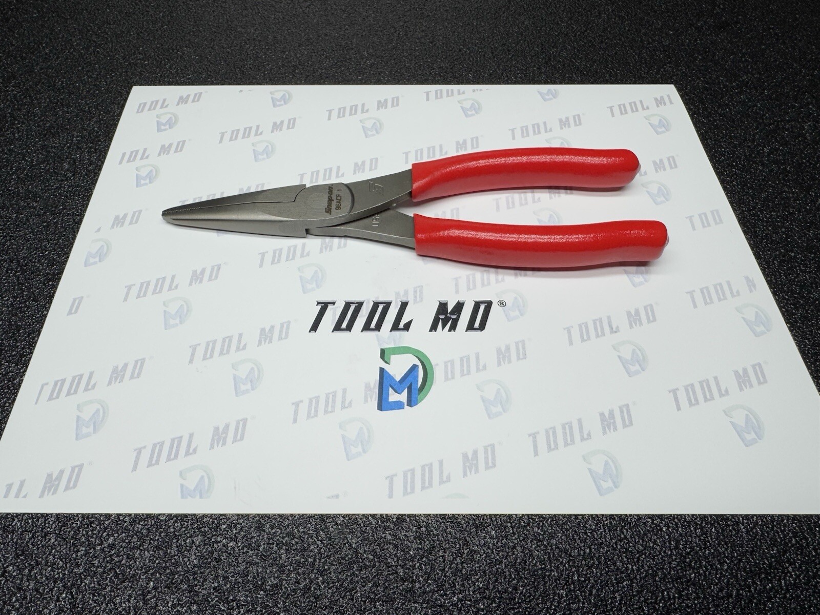 Snap-on Tools USA NEW RED 8″ Talon Soft Grip Needle Nose Pliers 96ACF