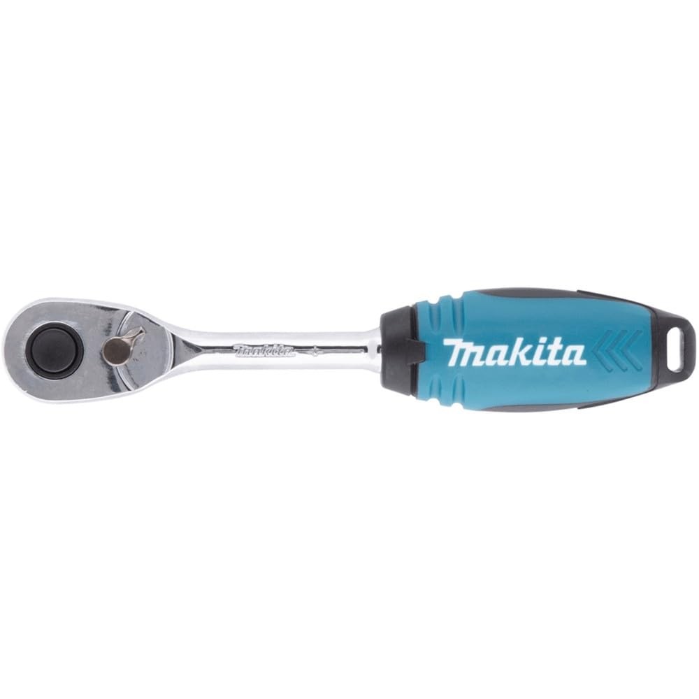 Makita 84 Tooth Square Drive Ratchet Handle, 1/4-Inch