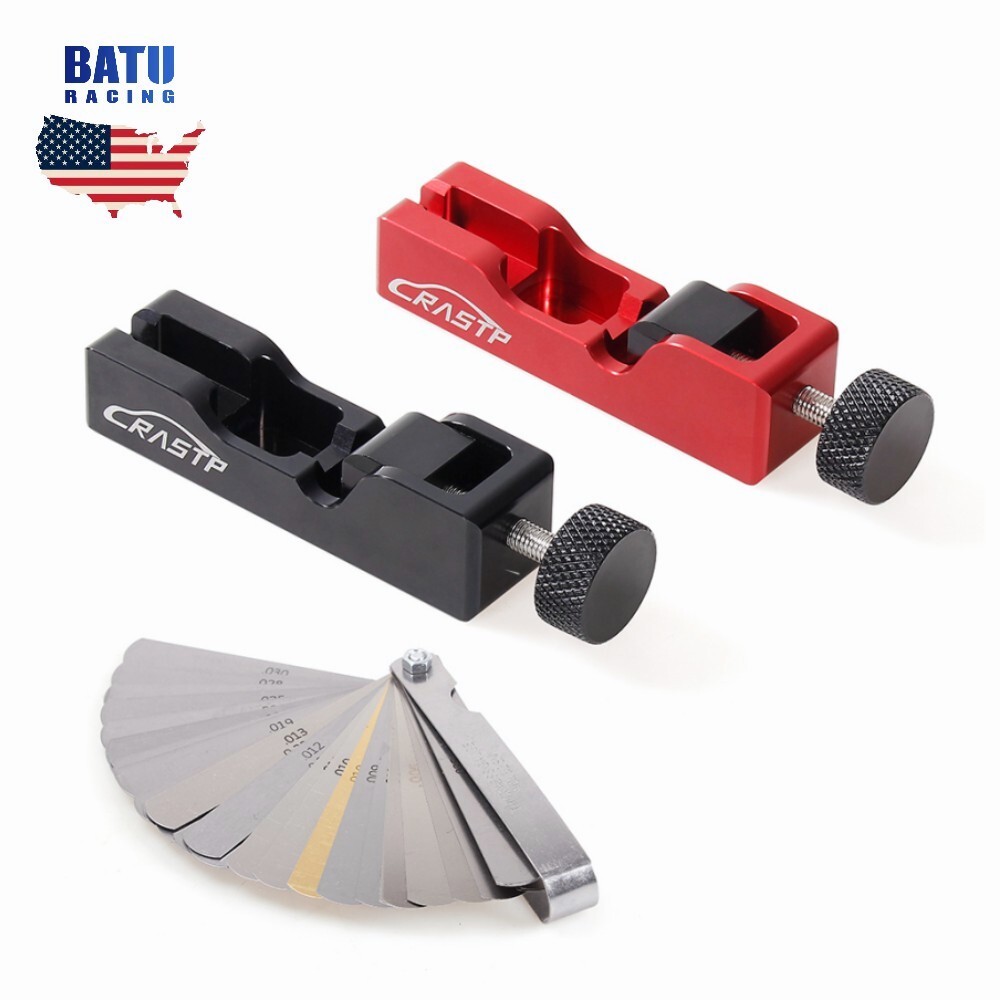 Spark Plug Gap Tool & 32 Blades Metric Feeler Gauge Gap Filler Measuring Tools