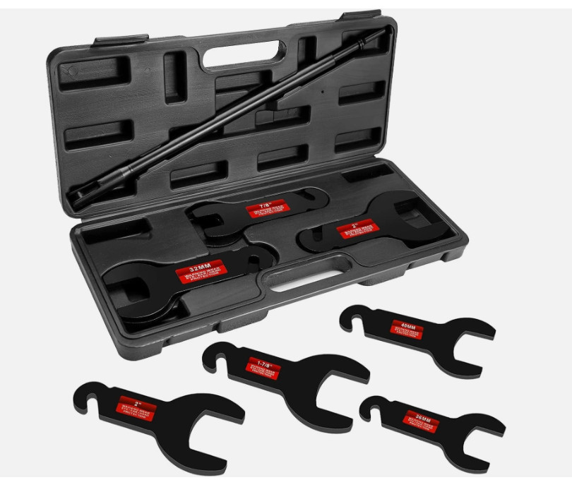 8PCS Pneumatic Fan Clutch Wrench – 43300 Removal Tool Kit, Auto Repair