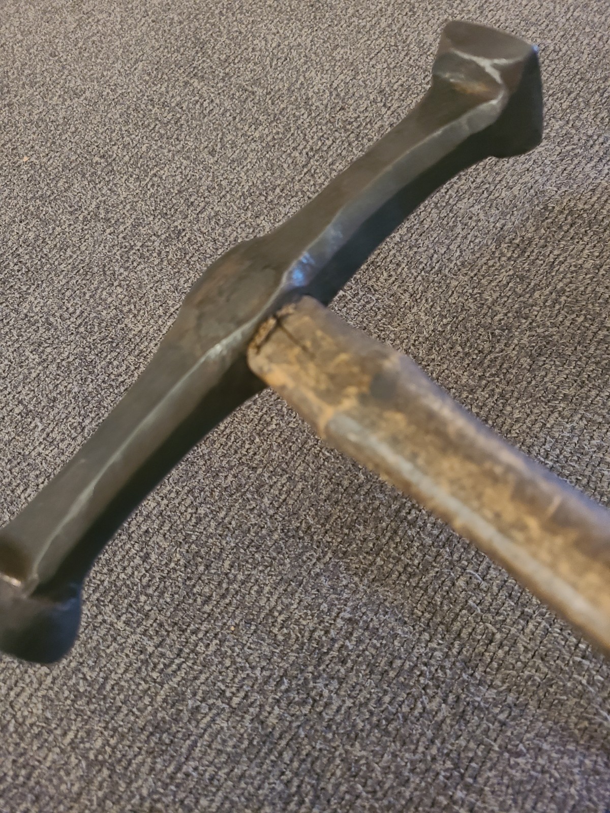 Vintage Auto Body Sheet Metal Hammer. 7.5″ Head. 1lb 10oz. K3