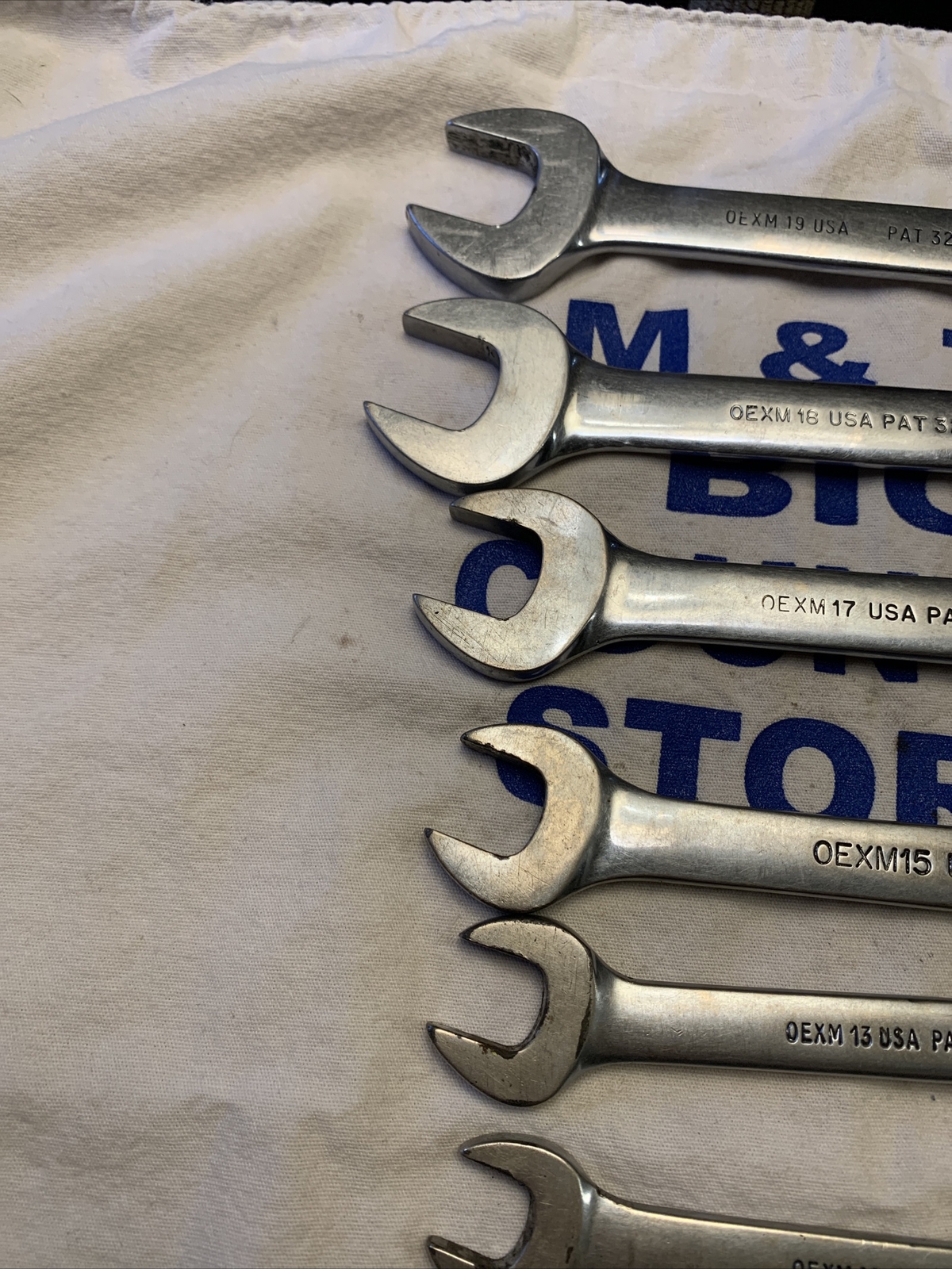 Snap-on 7pc 12pt Short Combination Metric Wrenches (10mm OEXM10 – 19mm OEX19)