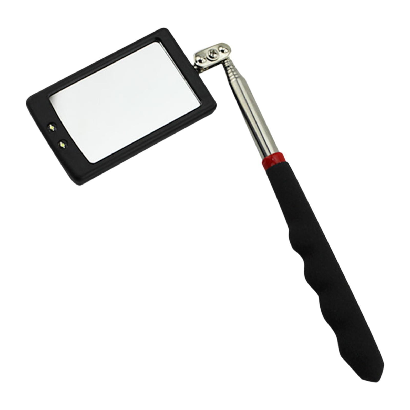 Automotive Inspection Mirror Telescoping LED Lighted for Industrial