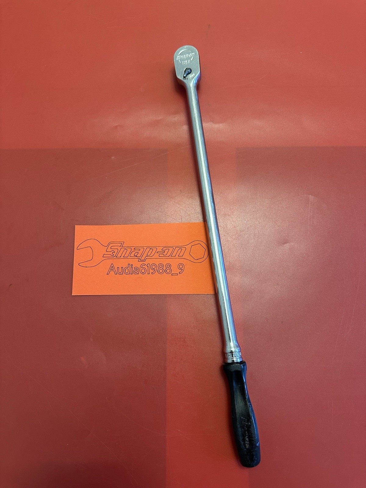 Snap On Extra Long 3/8 Hard Handle Ratchet FHLLD80 Dual 80 Technology ( Black ).