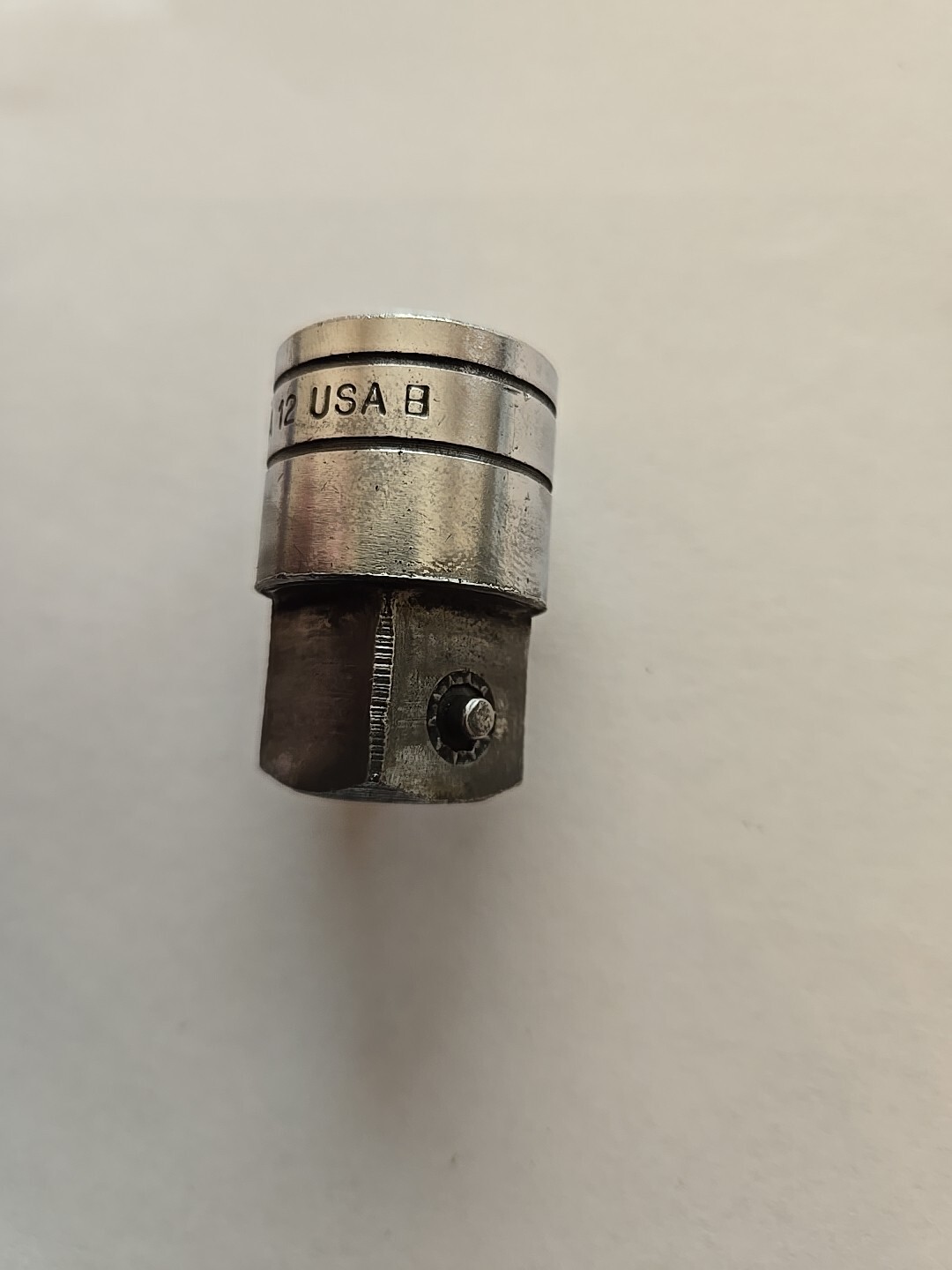 Snap On 1/2″ F To 3/4″ M Drive Chrome Locking Button Adaptor Socket LA12