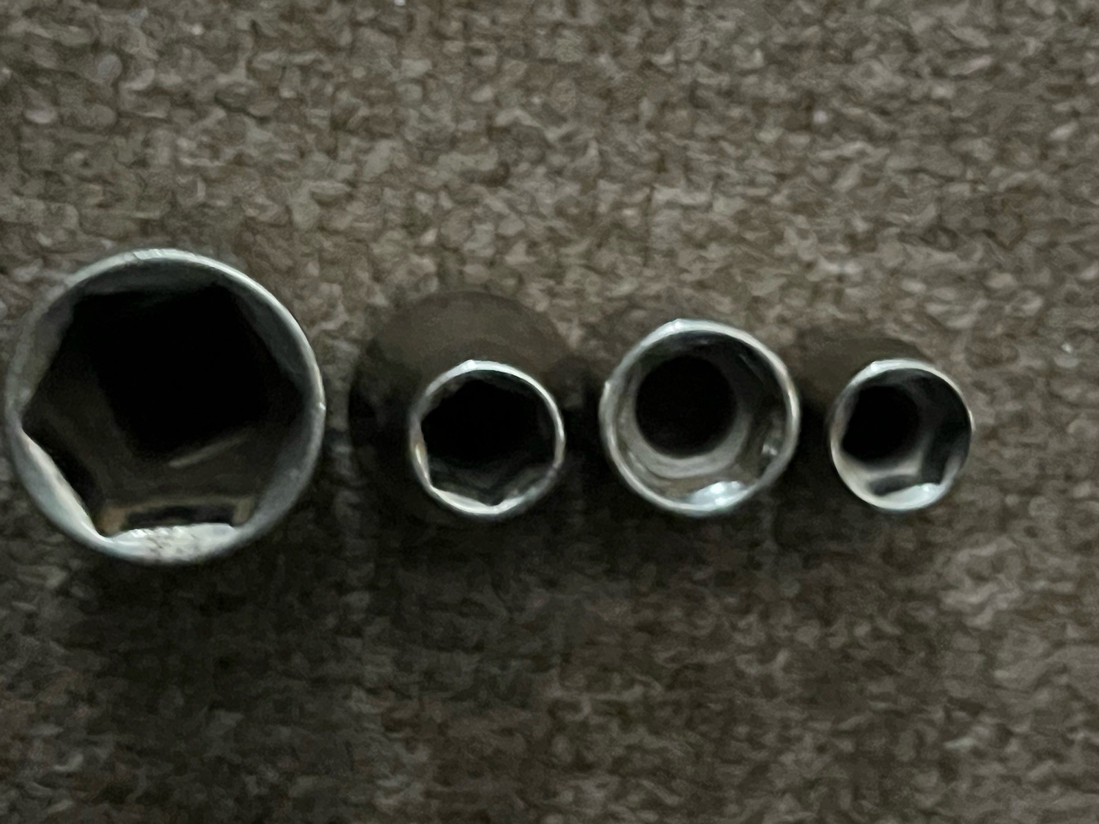 Craftsman Vintage G Series Lot Of 4 Various 6 Point Sockets