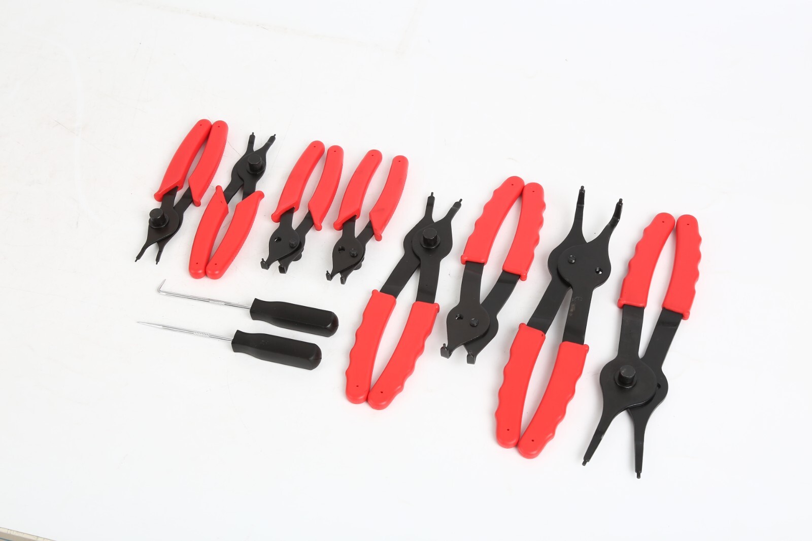 11 Pc Snap Ring Pliers Set Circlips Auto Pliers Internal External Pliers
