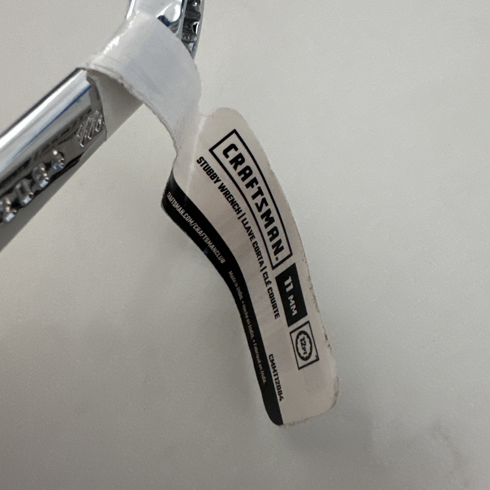New Craftsman Wrench 11MM 12 Point Metric Stubby Polished Combination Wrench