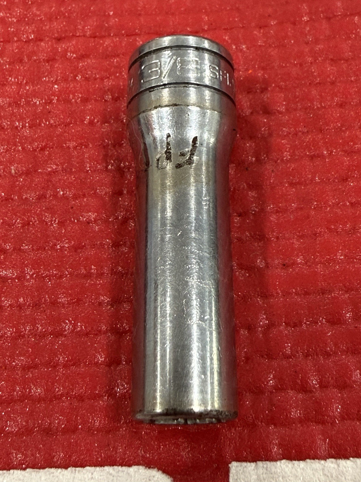 Snap On Tools 3/8” Drive 12 Point 3/8” SAE Deep Socket SF121, USA Made