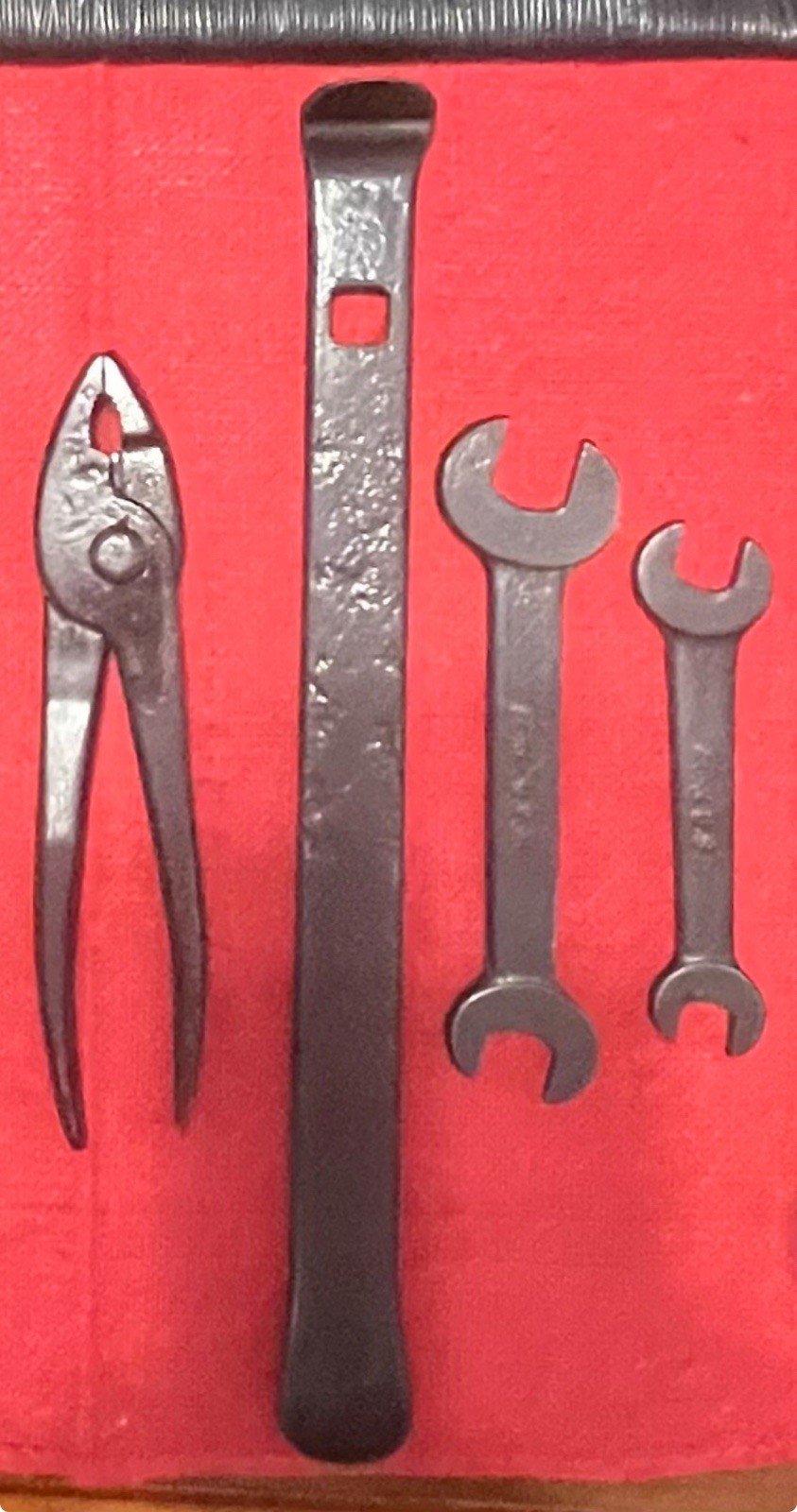Vintage Ford Tool Kit 1938 Ford Complete with 7 Tools and Tool Bag