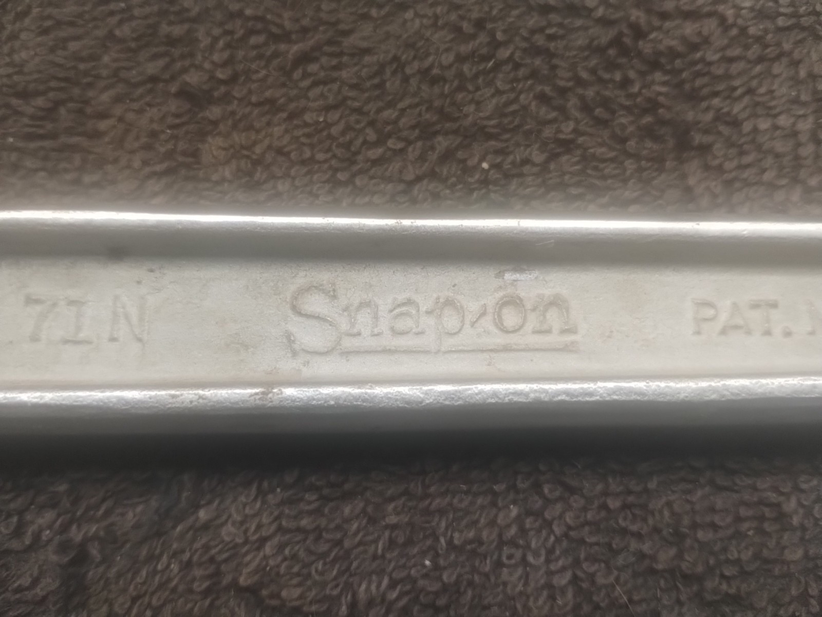 Vintage 1945 Snap-On 71N Ratchet – 1/2″ Drive – WWII «G» Date Code – Smooth!